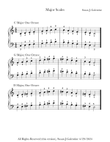 Major Piano Scales