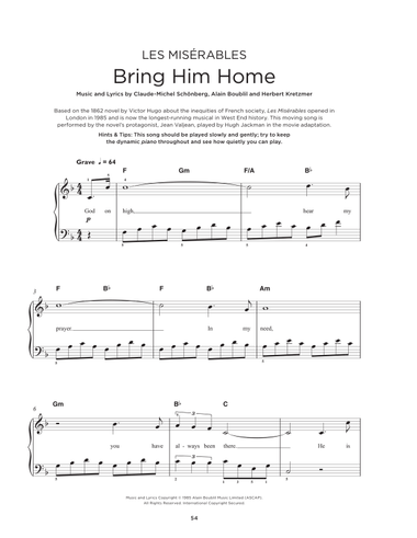 Bring Him Home (from Les Miserables)
