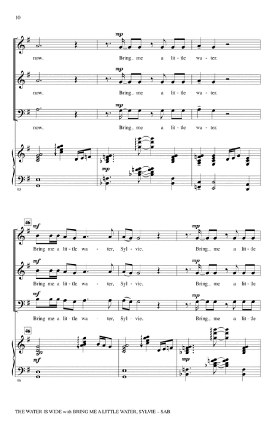Water Is Wide (arr. Rollo Dilworth) 3-Part scores gallery preview page 8