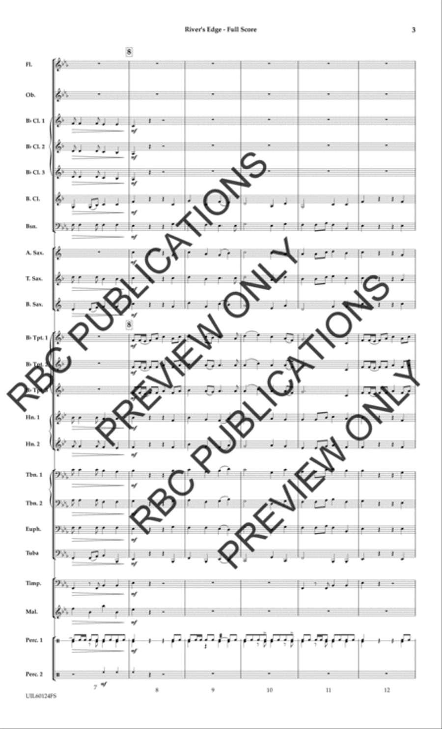 River's Edge River's Edge Concert Band scores gallery preview page 4