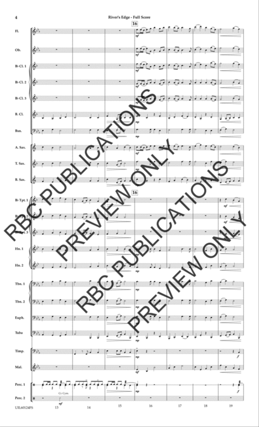 River's Edge River's Edge Concert Band scores gallery preview page 5