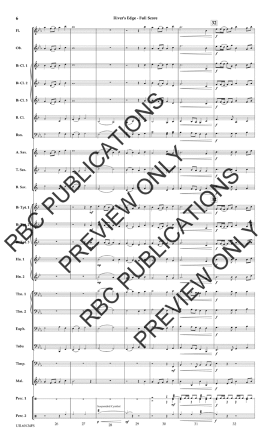 River's Edge River's Edge Concert Band scores gallery preview page 7