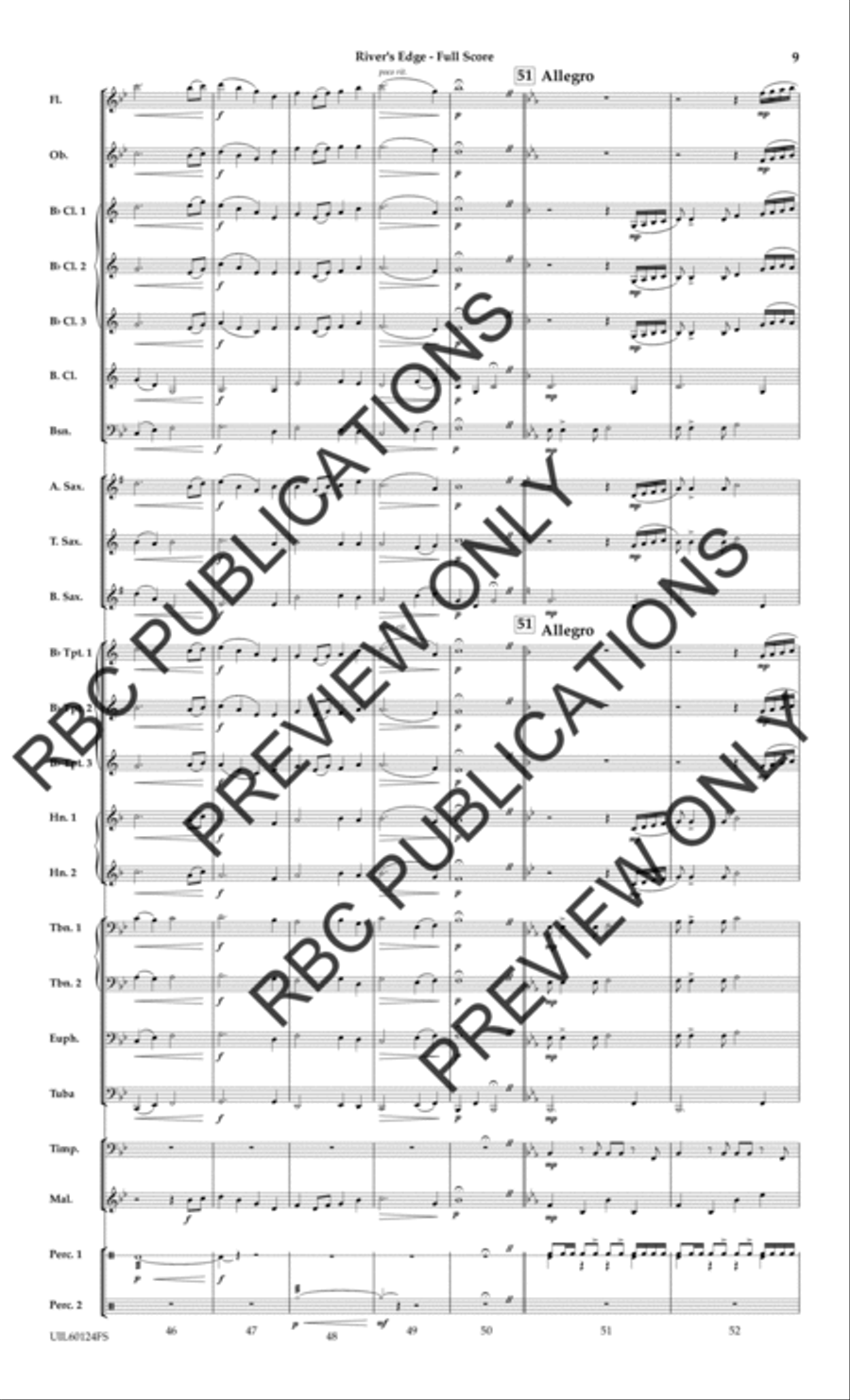 River's Edge River's Edge Concert Band scores gallery preview page 10