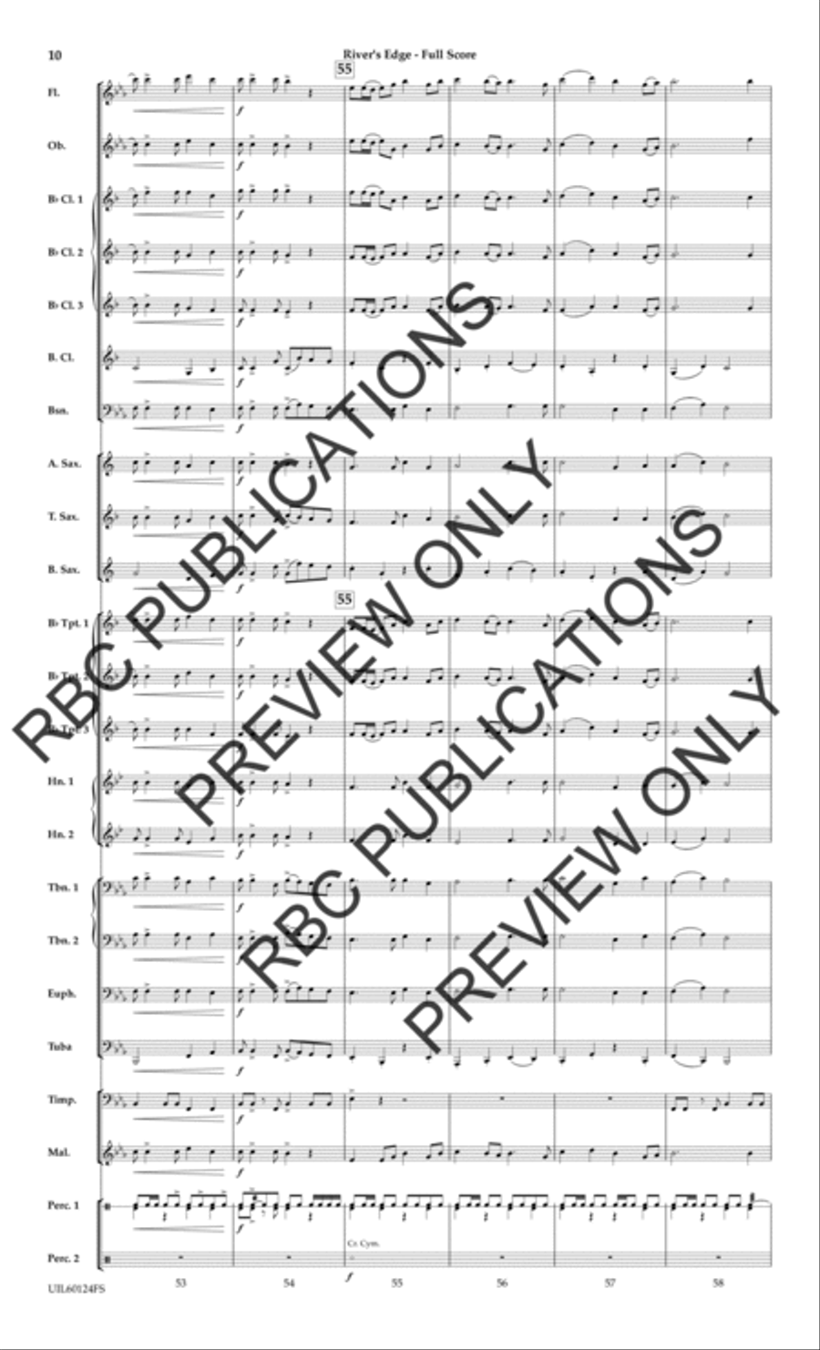 River's Edge River's Edge Concert Band scores gallery preview page 11