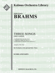 Three Songs (Drei Lieder) [collection]
