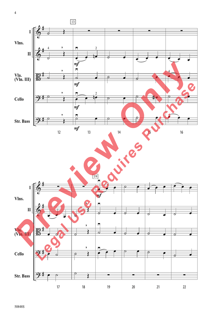 Capriol Suite Capriol Suite String Orchestra scores gallery preview page 4