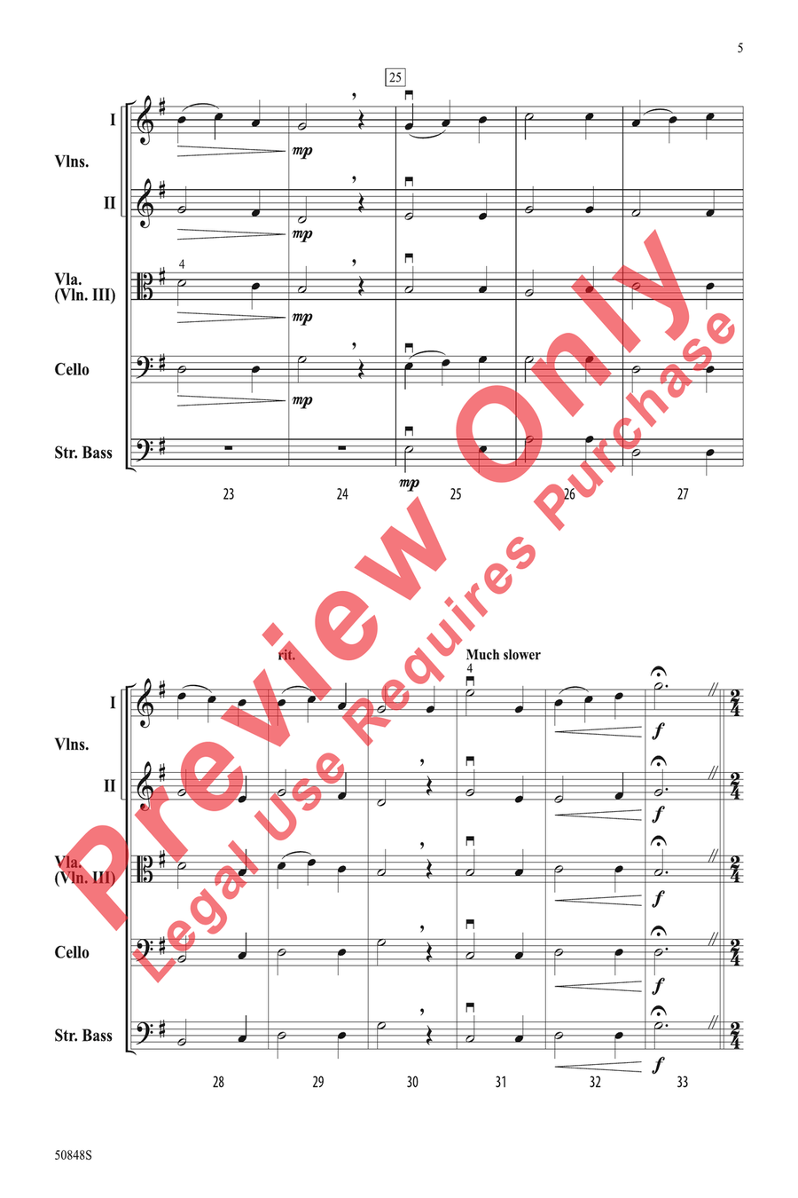 Capriol Suite Capriol Suite String Orchestra scores gallery preview page 5