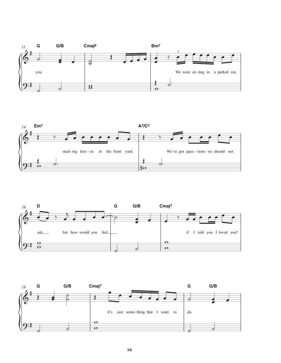 How Would You Feel (Paean) Easy Piano scores gallery preview page 2