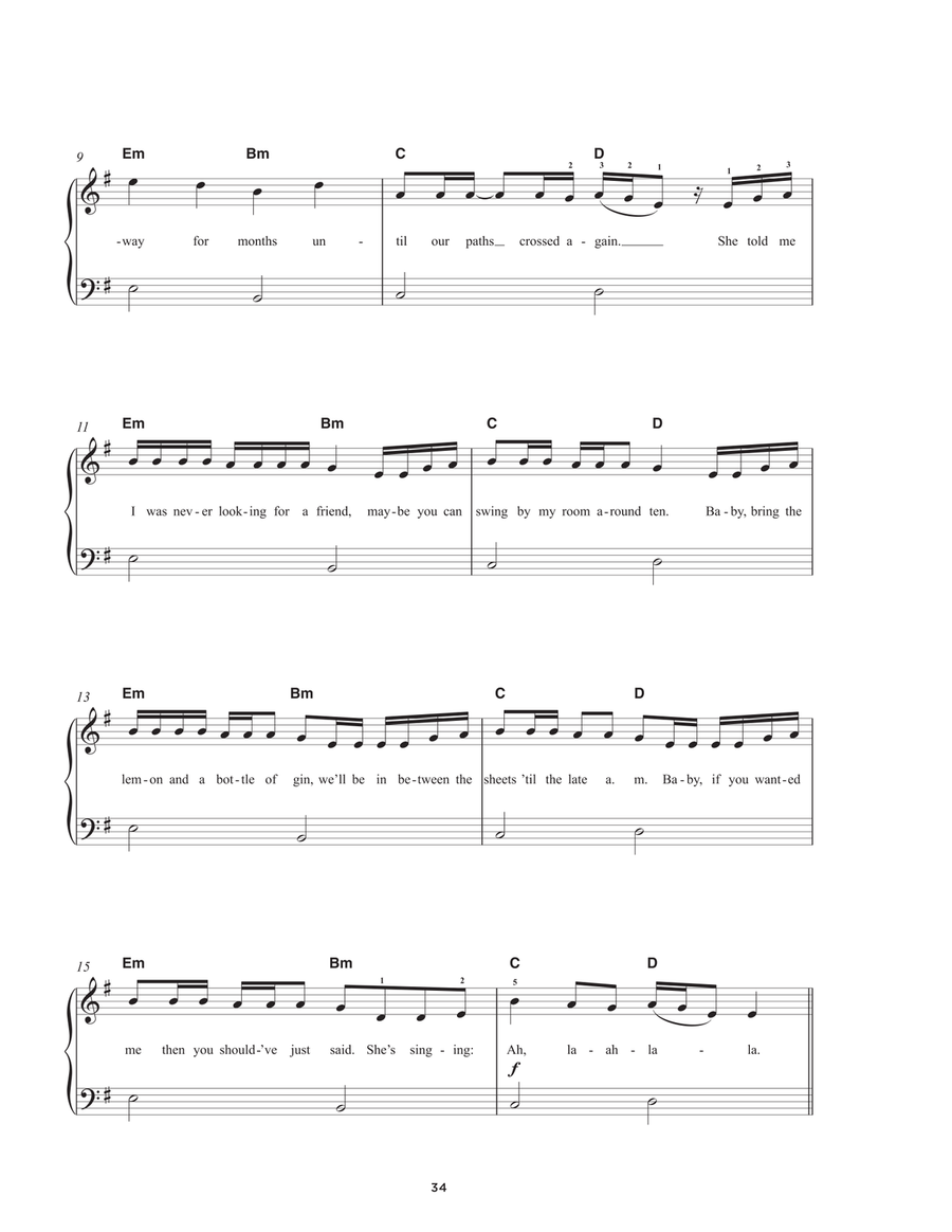 Don't Easy Piano scores gallery preview page 2