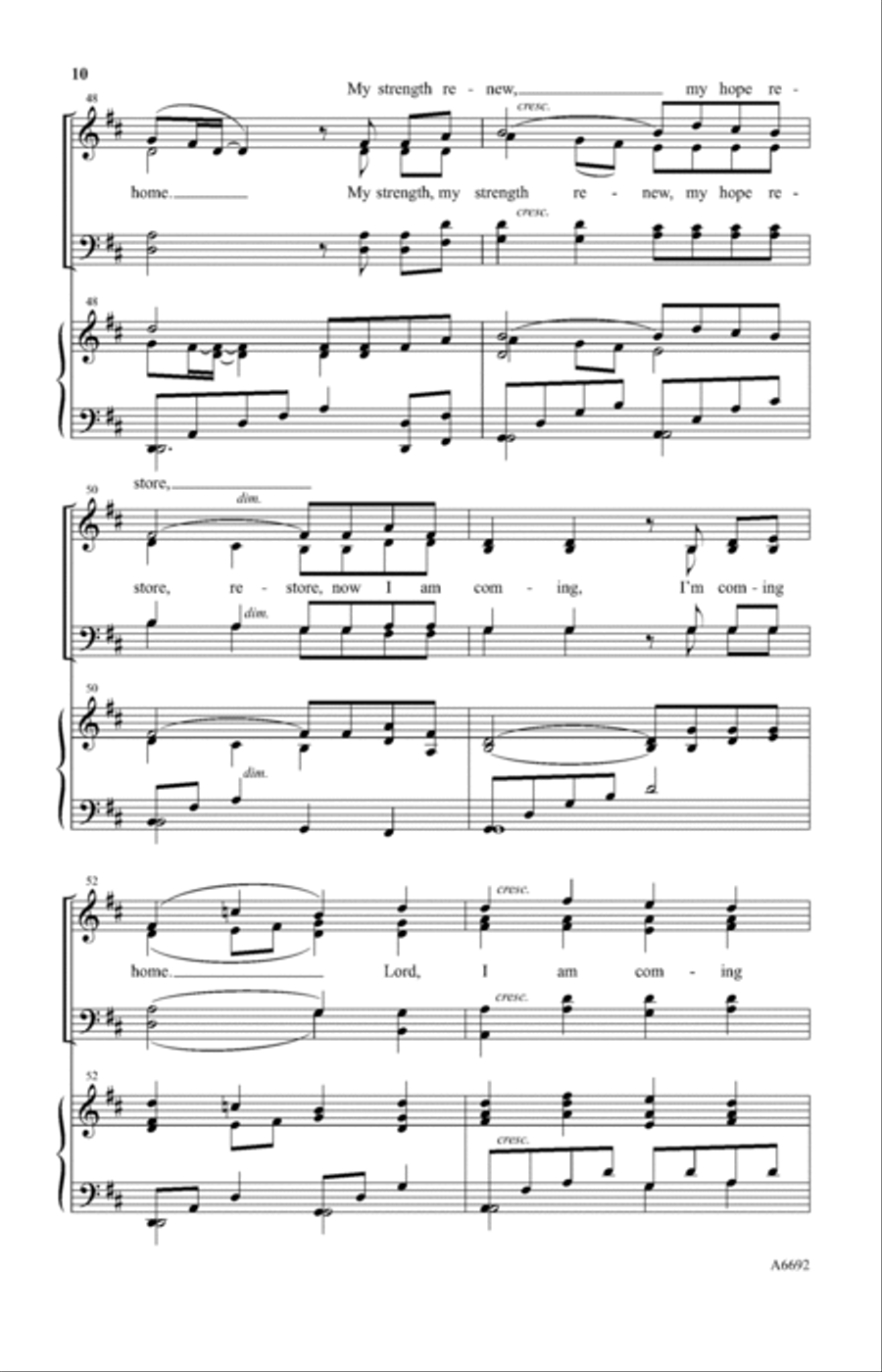 Coming Home Coming Home 4-Part scores gallery preview page 8