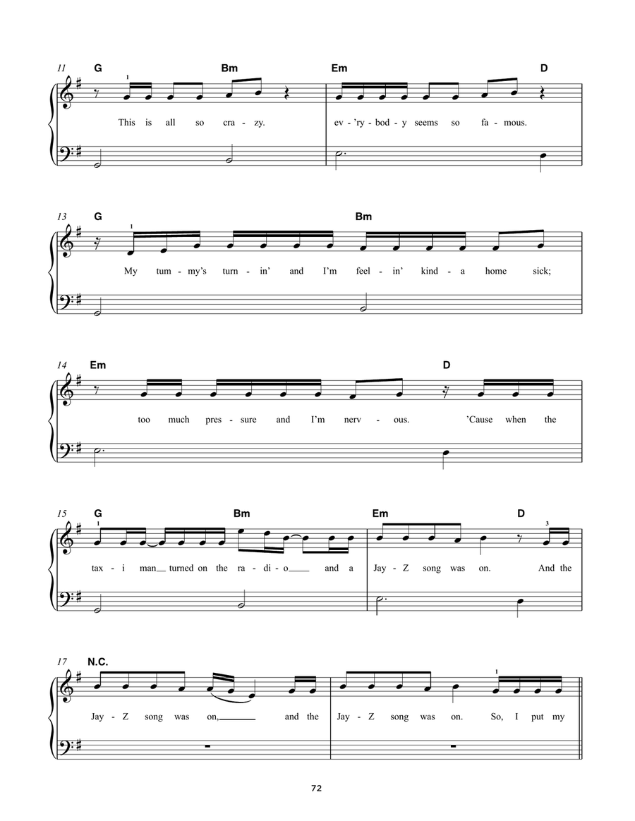 Party In The U.S.A. Party In The U.S.A. Easy Piano scores gallery preview page 2