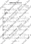 Amazing Grace - For Alto Recorder and Tenor Recorder mini preview