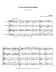 I Love to Tell the Story - String Quartet