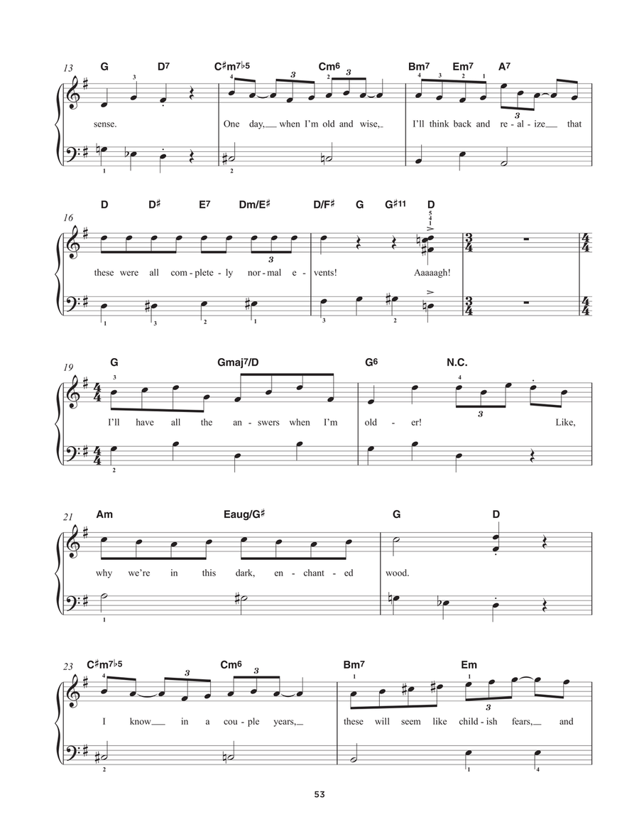 When I Am Older (from Disney's Frozen 2) Easy Piano scores gallery preview page 2