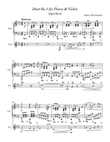 Duet No.1 for Piano & Violin - Ruben Dimitrashuk (Op.6 No.5)