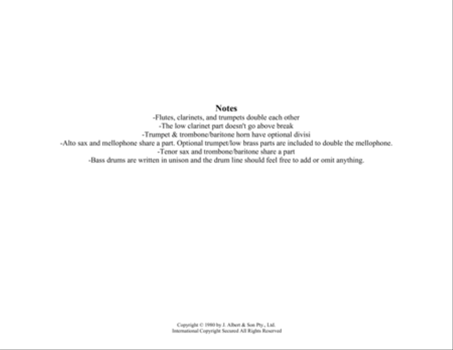 Back In Black - Score Only Marching Band scores gallery preview page 2