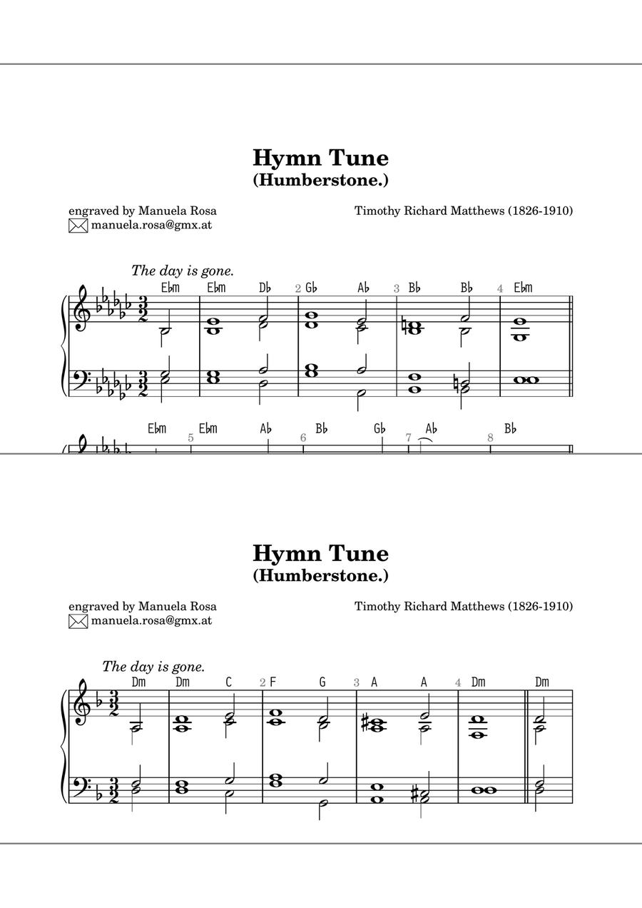 Hymn Tune Humberstone Piano Method scores gallery preview page 3