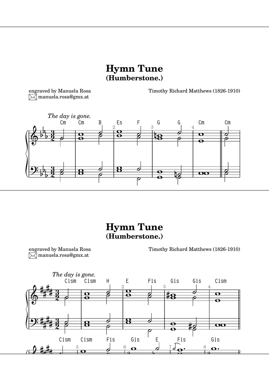 Hymn Tune Humberstone Piano Method scores gallery preview page 6