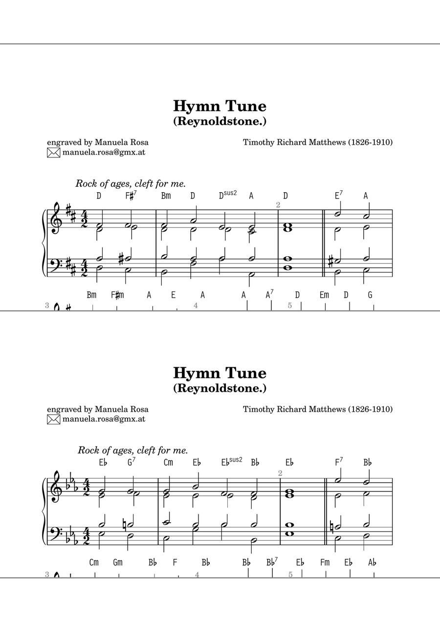 Hymn Tune Reynoldstone Piano Method scores gallery preview page 2