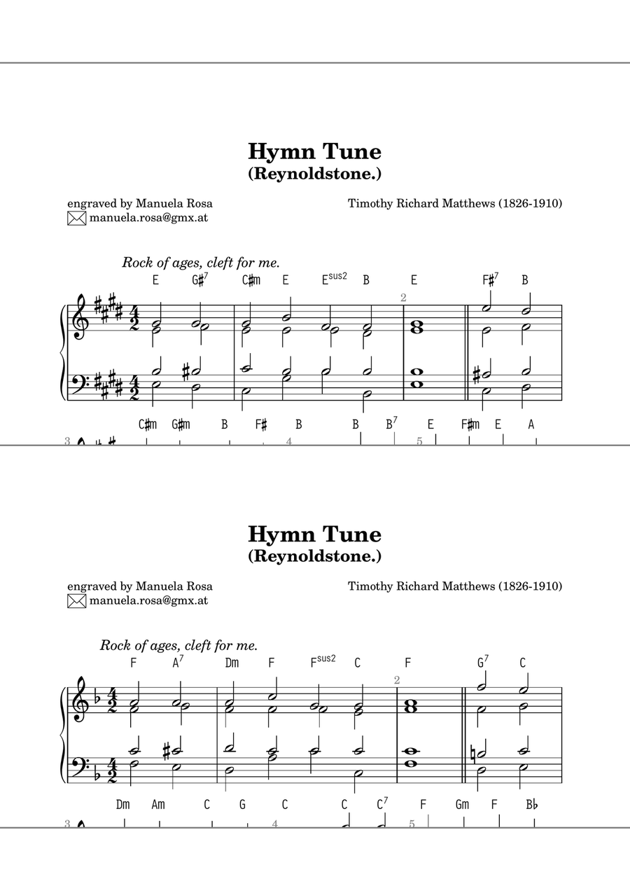 Hymn Tune Reynoldstone Piano Method scores gallery preview page 3