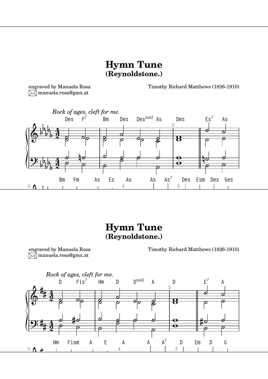 Hymn Tune Reynoldstone Piano Method scores gallery preview page 4