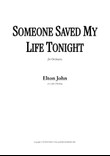 Someone Saved My Life Tonight