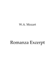 Romanza Excerpt from Piano Concerto KV466