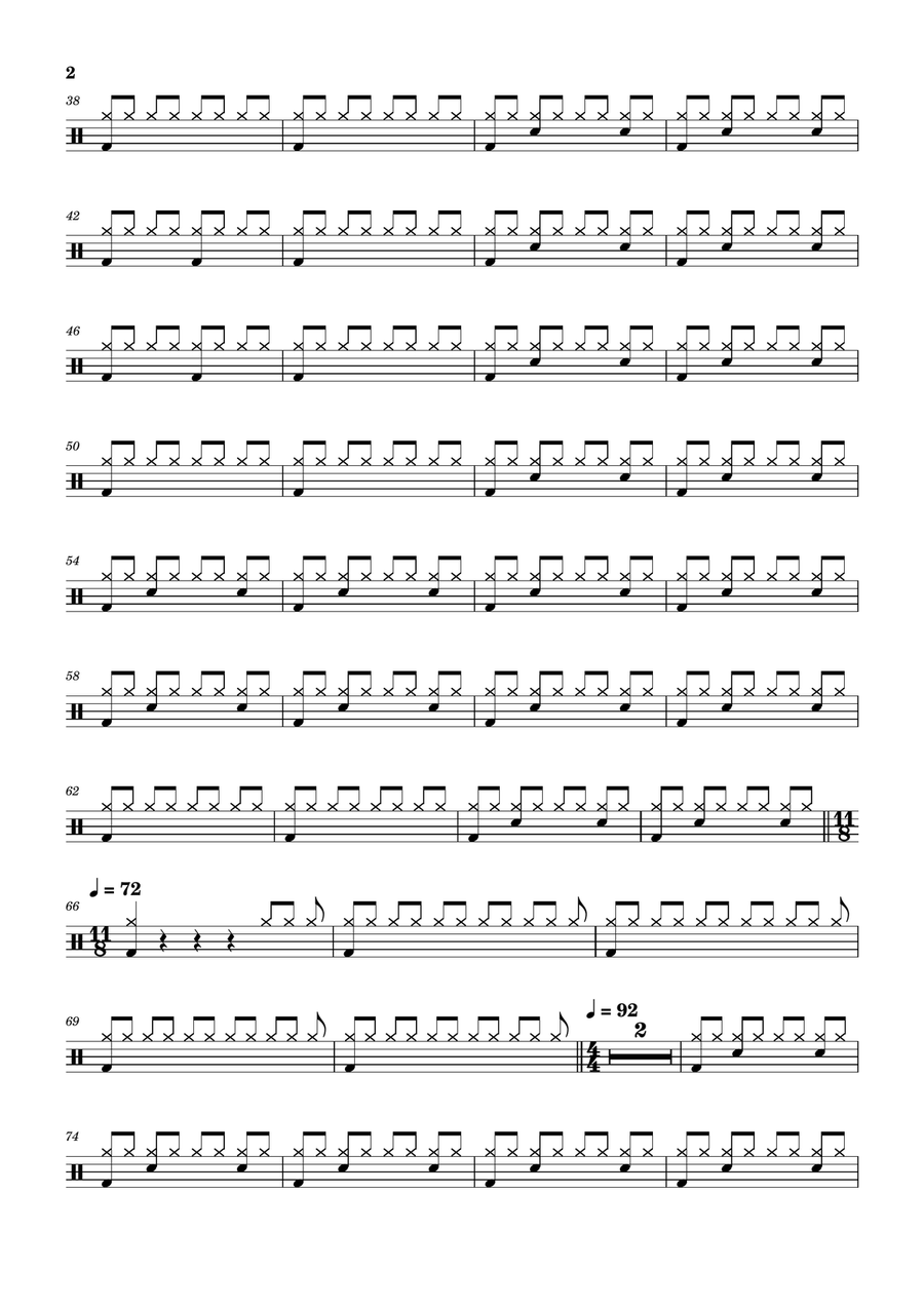 Take, Take, Take Take, Take, Take Drum Set scores gallery preview page 2