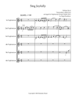 Sing Joyfully (Eb) (Euphonium Sextet) (Treble Clef)
