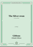 O. Gibbons-The Silver swan,in D Major
