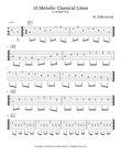 10 Melodic Classical Lines
