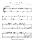 Miniature Piece for Piano
