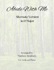 Abide With Me - For Violin and Piano (Alternate Version)