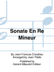 Sonate En Re Mineur
