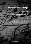 Vieuxtemps Violin Concerto No 5 Op. 37 for Violin and String Orchestra