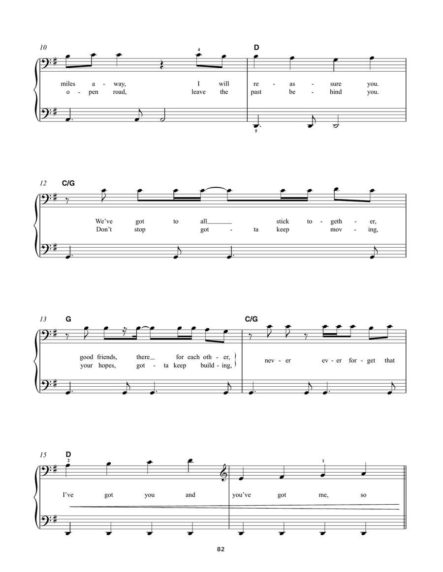 Reach Reach Easy Piano scores gallery preview page 2