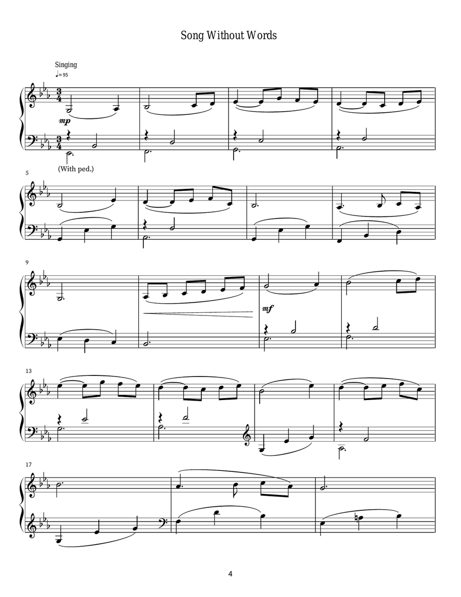 Lyrical Sketchbook Lyrical Sketchbook Part scores gallery preview page 6