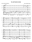 He Will Hold Me Fast - Score Only