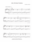 Jolly Old Saint Nicholas - Modern Christmas/Holiday Arrangement