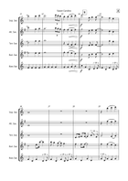 Sweet Caroline Saxophone Quintet scores gallery preview page 4
