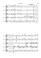 Sweet Caroline Saxophone Quintet scores gallery preview page 5
