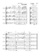 Sweet Caroline Saxophone Quintet scores gallery preview page 6