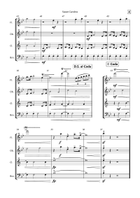 Sweet Caroline Woodwind Quartet scores gallery preview page 4