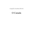 O Canada - Concert Band