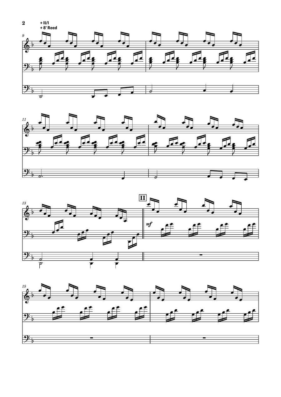 STORM - Toccata for Pipe Organ. Organ Solo scores gallery preview page 3