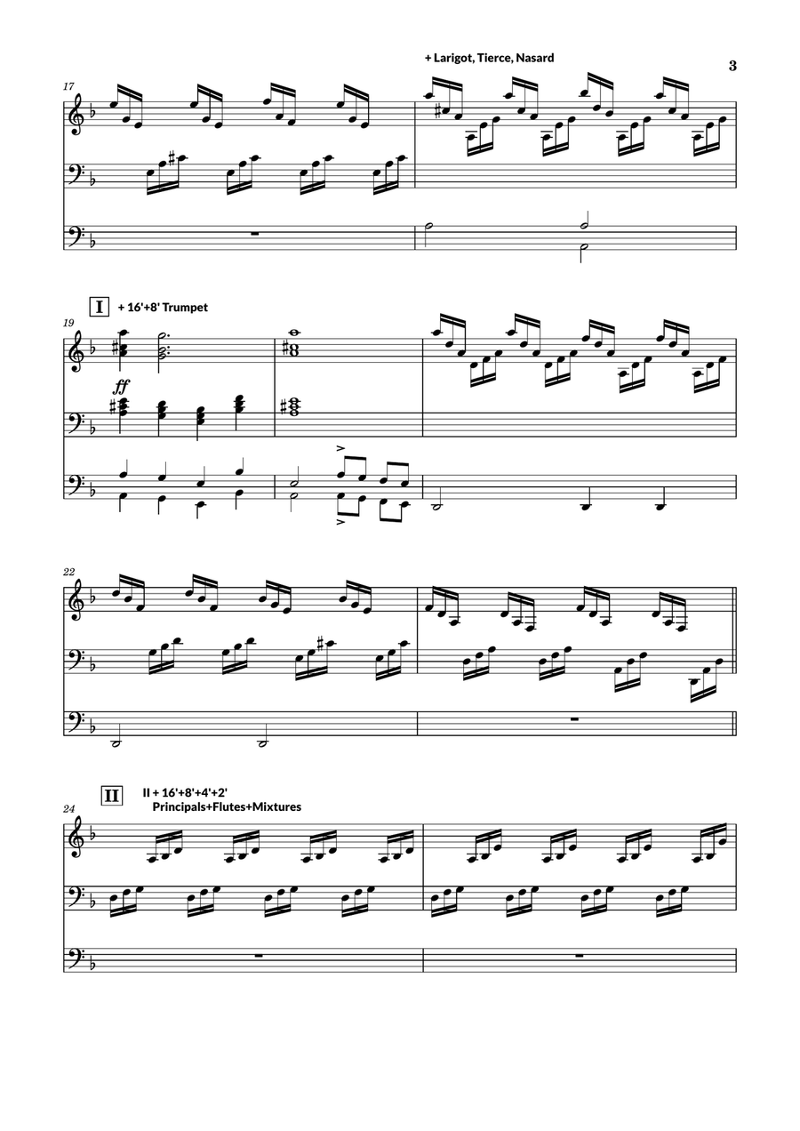 STORM - Toccata for Pipe Organ. Organ Solo scores gallery preview page 4