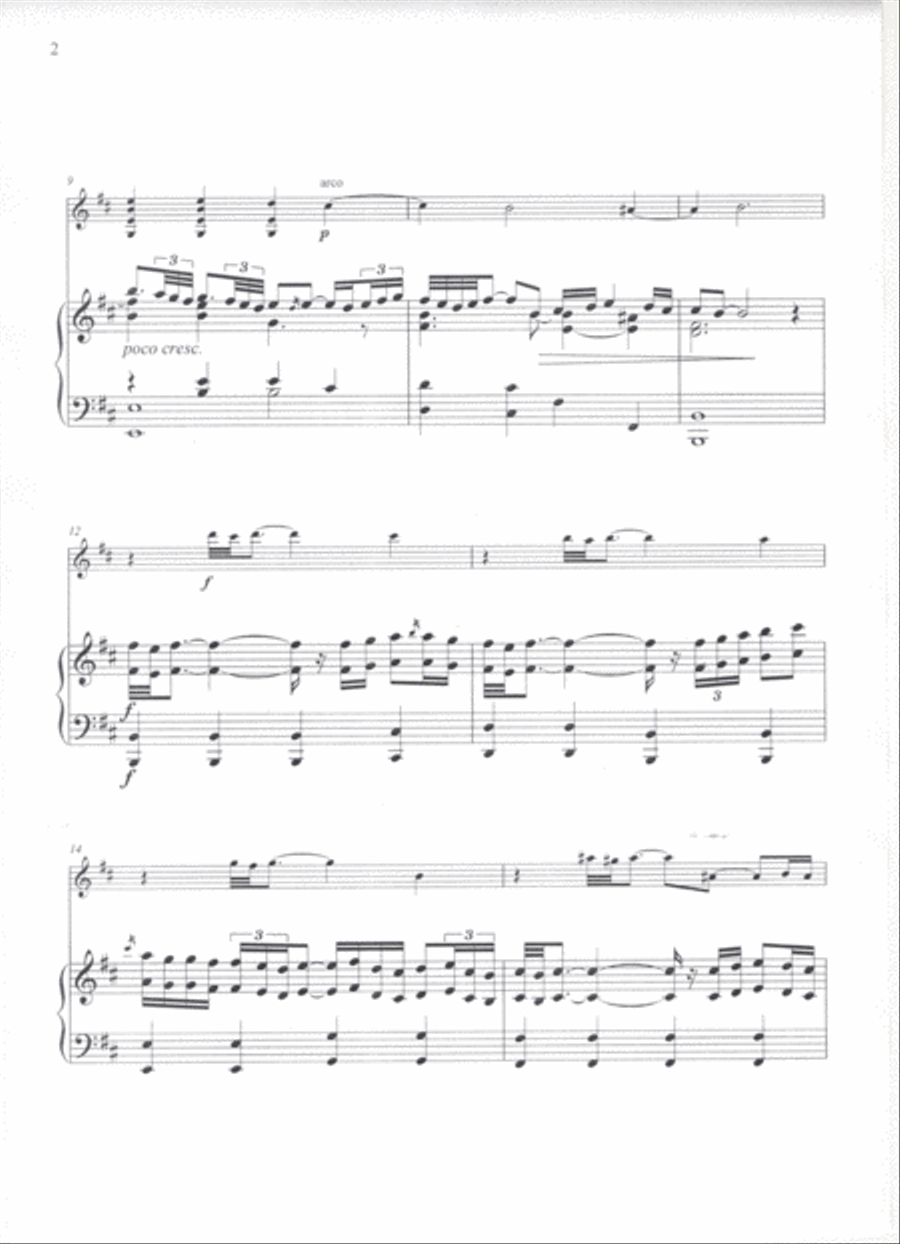 Tema del Concierto de Aranjuez - Violin&Piano (arr. Rafael Dengra) Violin Solo scores gallery preview page 2