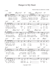 Hunger in My Heart (G Major)