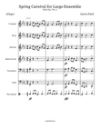 Falck Op. 5 No. 2 (Spring Carnival) for Large Ensemble