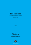 Webern-Tief von fern,in F Major